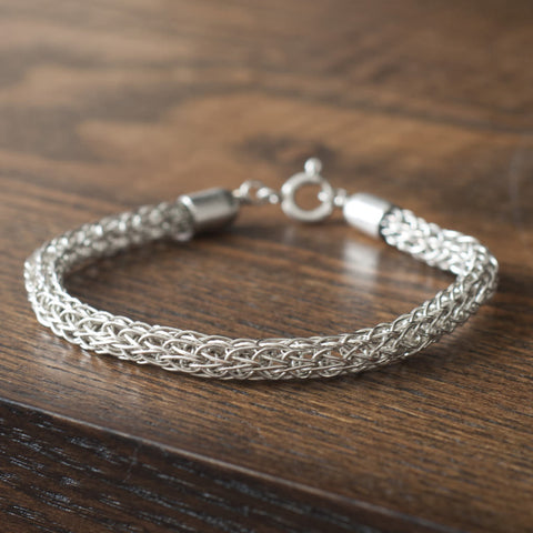 Viking Knit Wire Bracelet